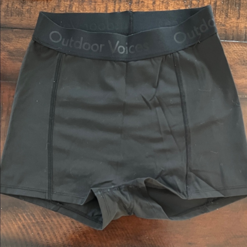 Outdoor Voices Women's Black Bike Shorts